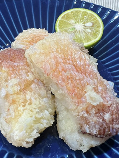 釣って来た甘鯛の松笠揚げ-レシピのメイン写真