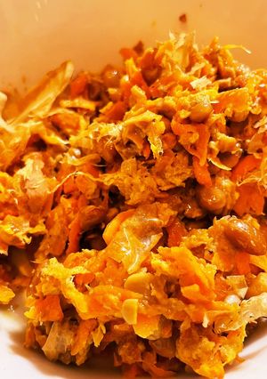 納豆人参シリシリ-レシピのメイン写真