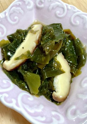 乾燥わかめと干し椎茸の醤油煮-レシピのメイン写真
