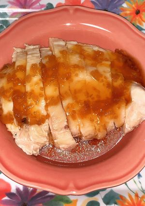 簡単すぎる炊飯器蒸し鶏-レシピのメイン写真