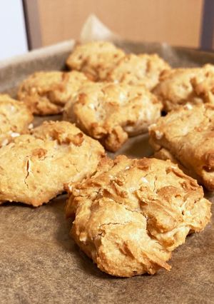 白玉粉と豆腐のヘルシー焼き菓子？-レシピのメイン写真