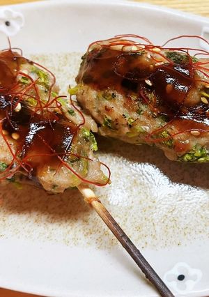 パクチーつくね串-レシピのメイン写真