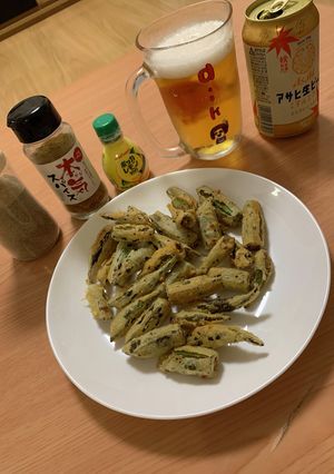 無限ザクザク揚げオクラ-レシピのメイン写真