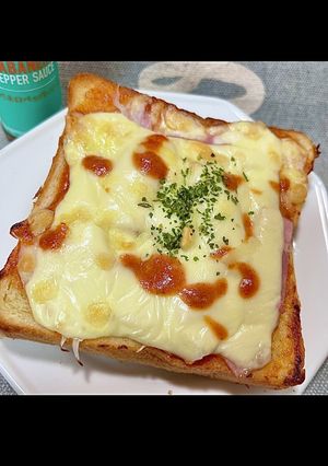 ピザソースを使わないピザトースト-レシピのメイン写真