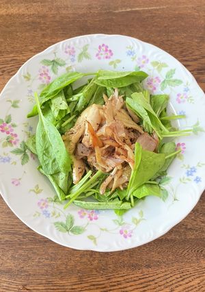 サラダほうれん草の栄養たっぷりサラダ-レシピのメイン写真
