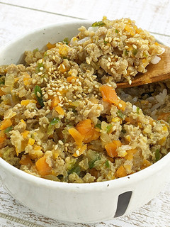 レンジで簡単!野菜そぼろ丼-レシピのメイン写真