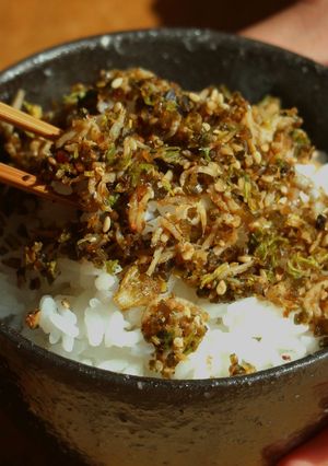 ５分で京の味【セロリとしらすのふりかけ】-レシピのメイン写真