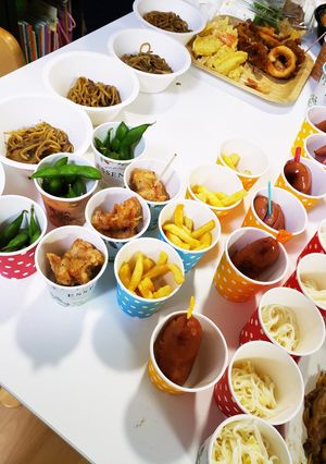 紙コップお弁当-レシピのメイン写真