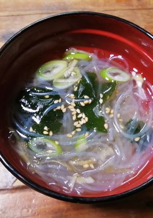 即席スープ！春雨-レシピのメイン写真