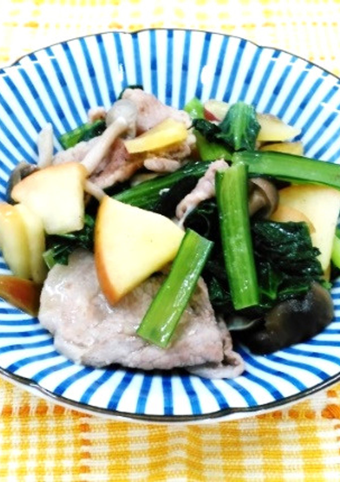 豚肉とりんごの野菜炒め-レシピのメイン写真