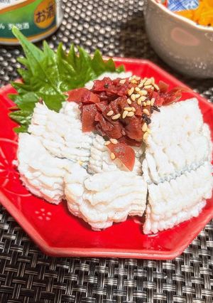 鱧の湯引き-レシピのメイン写真