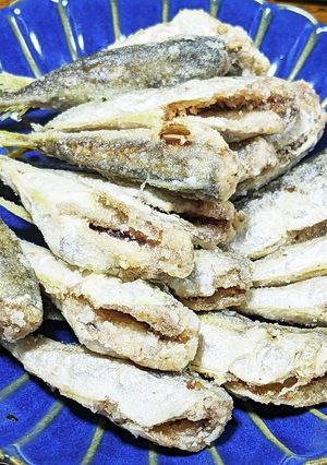 骨まで食べつくす！小アジのカリカリ唐揚げ-レシピのメイン写真