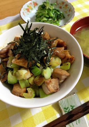 ちゃちゃっと鶏ネギ丼♪-レシピのメイン写真