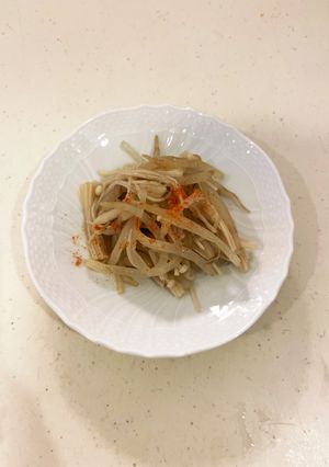 5分で出来るえのきともやしの簡単副菜-レシピのメイン写真