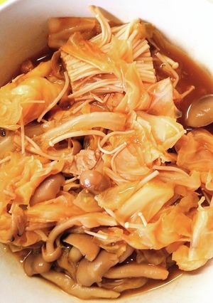 キャベツ しめじ えのきの ケチャスープ-レシピのメイン写真