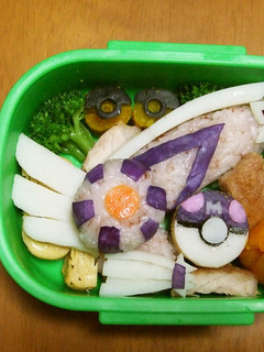 キャラ弁 ポケモン「パルキア」-レシピのメイン写真