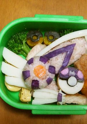 キャラ弁 ポケモン「パルキア」-レシピのメイン写真
