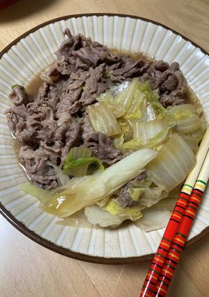 牛肉のすき煮、あっさり-レシピのメイン写真