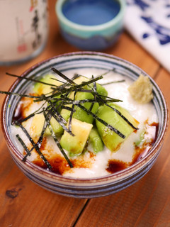 アボカドの和風山かけとろろ☆大トロ食感☆-レシピのメイン写真