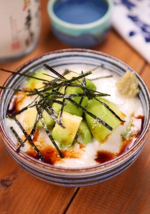 アボカドの和風山かけとろろ☆大トロ食感☆-レシピのメイン写真
