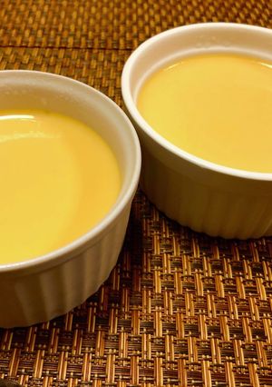 ほろ苦カラメルの簡単自家製プリン-レシピのメイン写真