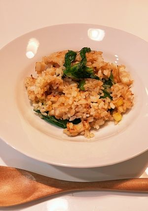 レタスの外葉チャーハン-レシピのメイン写真