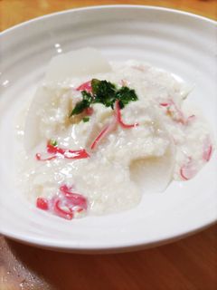 大根の豆腐ミルクあん-レシピのメイン写真