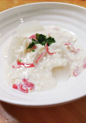 大根の豆腐ミルクあん-レシピのメイン写真