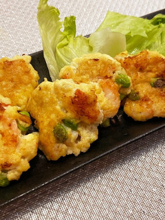 海老と枝豆の豆腐バーグ-レシピのメイン写真