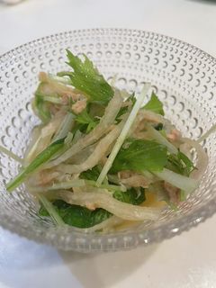 簡単!大根と水菜のサラダ-レシピのメイン写真