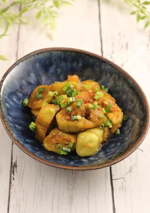 レンジで簡単！焼かない☆茄子の生姜焼き-レシピのメイン写真