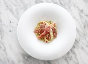 簡単　いちじくと生ハムのパスタ　-レシピのメイン写真