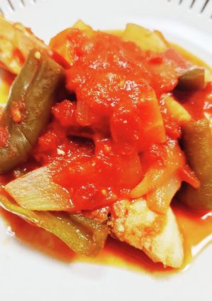 【ノンオイル】タラのトマト煮-レシピのメイン写真