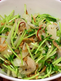豆苗の中華風炒め-レシピのメイン写真
