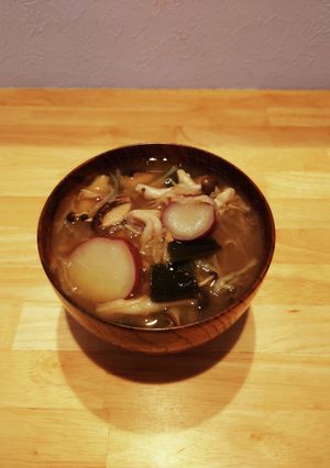 さつまいもの具だくさん味噌汁-レシピのメイン写真