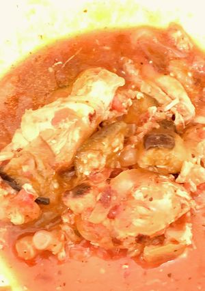 手羽元とナス、玉ねぎのトロッとトマト煮-レシピのメイン写真