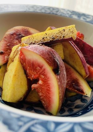 さつま芋と無花果のホットサラダ-レシピのメイン写真