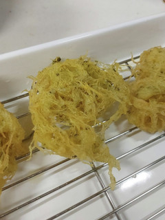金糸瓜(そうめんかぼちゃ)サクサク天ぷら-レシピのメイン写真
