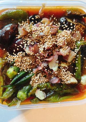 野菜の醤油麹焼き浸し-レシピのメイン写真