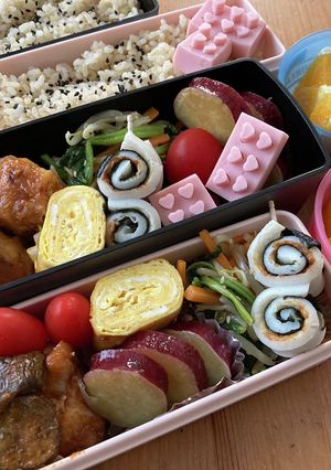 高校生男子弁当363 女子弁当66-レシピのメイン写真