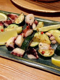 タコとズッキーニの炒めもの-レシピのメイン写真