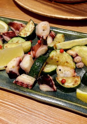 タコとズッキーニの炒めもの-レシピのメイン写真