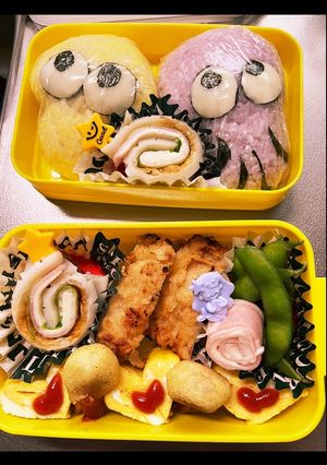 スプラトゥーン、キャラ弁-レシピのメイン写真