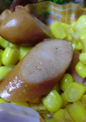 お弁当に！レンジでコーンウインナー☆-レシピのメイン写真