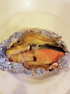 ふっくら柔らか♡鮭のホイル焼き!-レシピのメイン写真