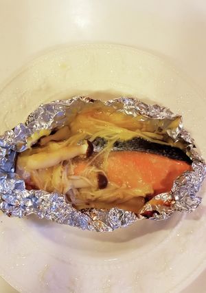 ふっくら柔らか♡鮭のホイル焼き!-レシピのメイン写真