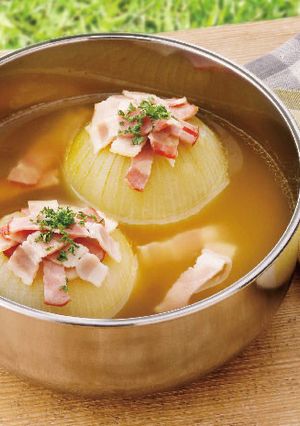 たまねぎ丸ごとスープ-レシピのメイン写真