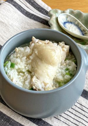 【参鶏湯風ぞうすい】手羽元でラク旨！-レシピのメイン写真