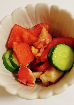 ♡タコと彩り野菜のデパ地下風サラダ♡-レシピのメイン写真