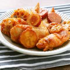 รูปของ さつまいも入りヤンニョムチキン